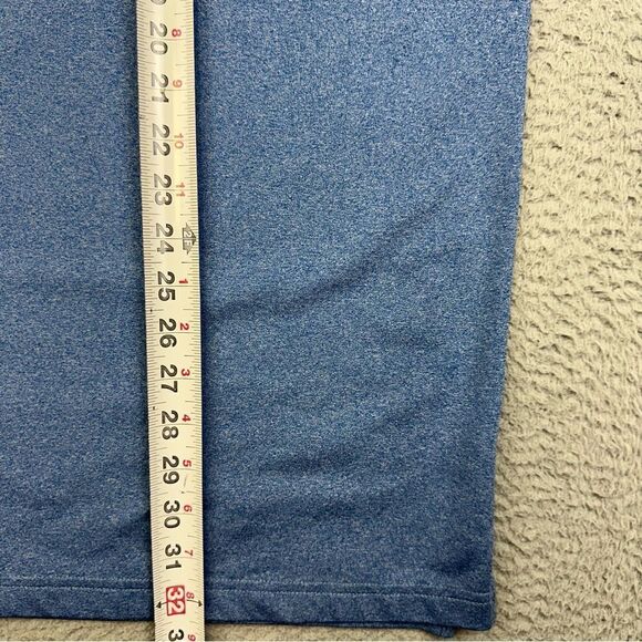 William Murray Polo Shirt Mens XXL Blue Golf Stretch Performance Contrast Plaid - Picture 12 of 16